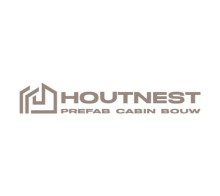 logo houtnest prefab cabin bouw